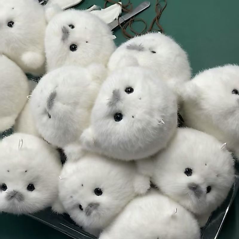 [Jucaixuan Flagship Store] ตุ๊กตาน่ารัก Little Seal จี้ตุ๊กตาเด็ก Marine Guardian จําลอง Marine ของเล่นซีลจี้ของขวัญหมอน Plush Baby Seal จี้ตุ๊กตา Ocean20251022
