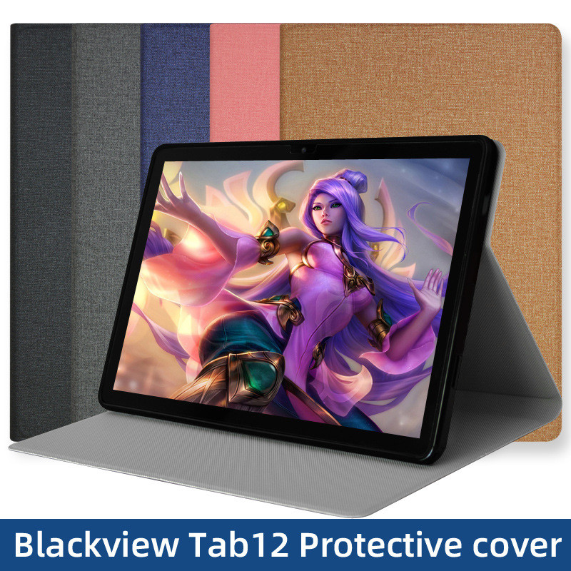 สําหรับ Blackview Tab 12 Tab12 10.1 "แท็บเล็ต Bracket Book Flip Pu ปกหนังสําหรับ Blackview Tab 12 Pr