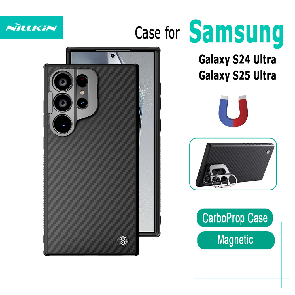 สําหรับ Samsung Galaxy S25 Ultra Case Nillkin CarboProp Magnetic Case Aramid fiber + TPU เคสกันกระแท