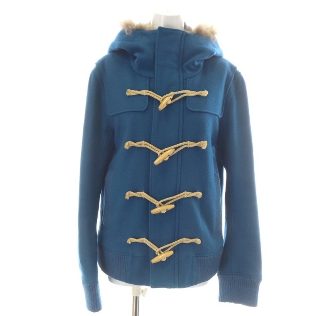 Duffle Coat wool blue Direct from Japan Secondhand