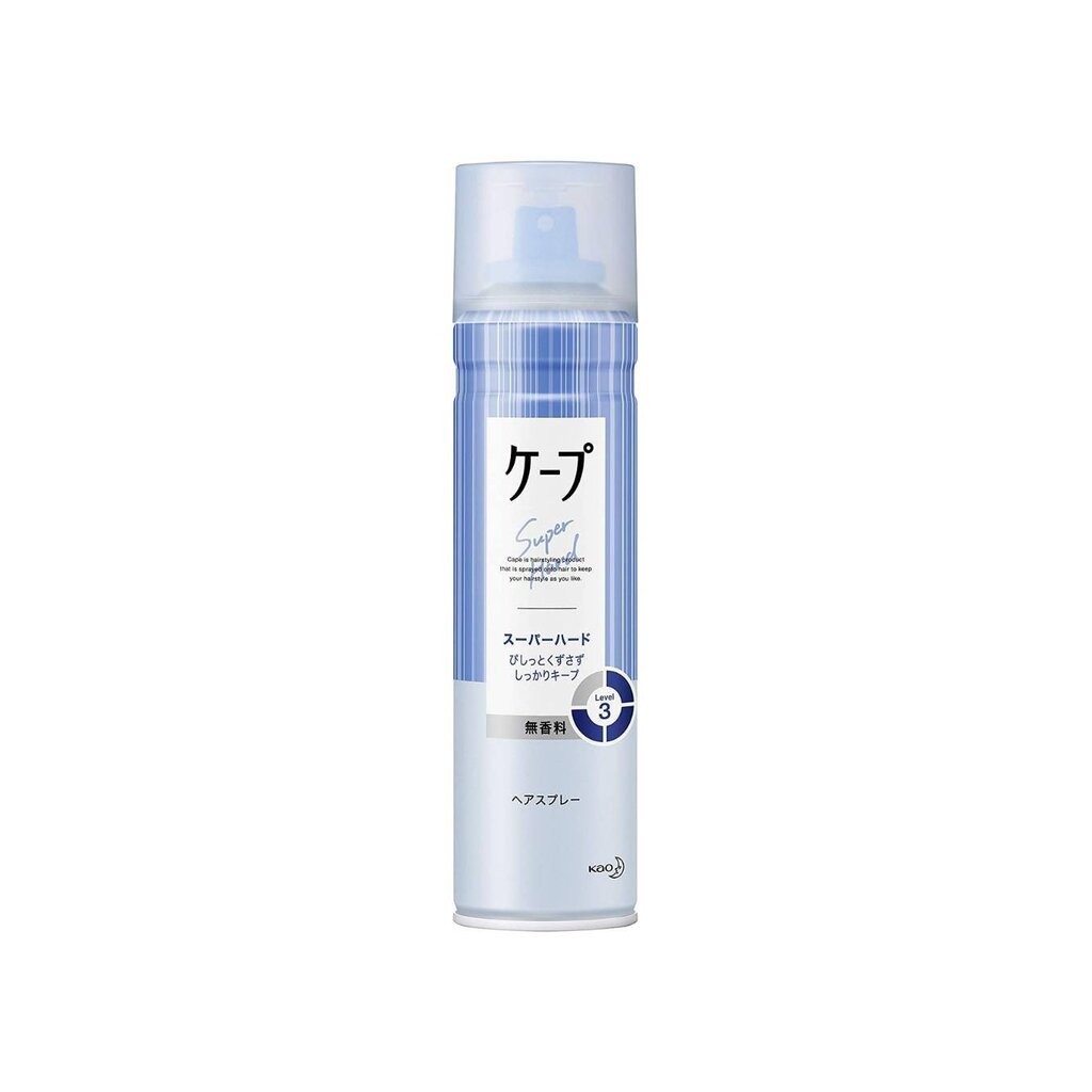 สเปรย์ฉีดผม/สเปรย์ล็อคลอนผม KAO cape Hair styling สูตร Super Hard Level 3 ขวดใหญ่สุด 300g
