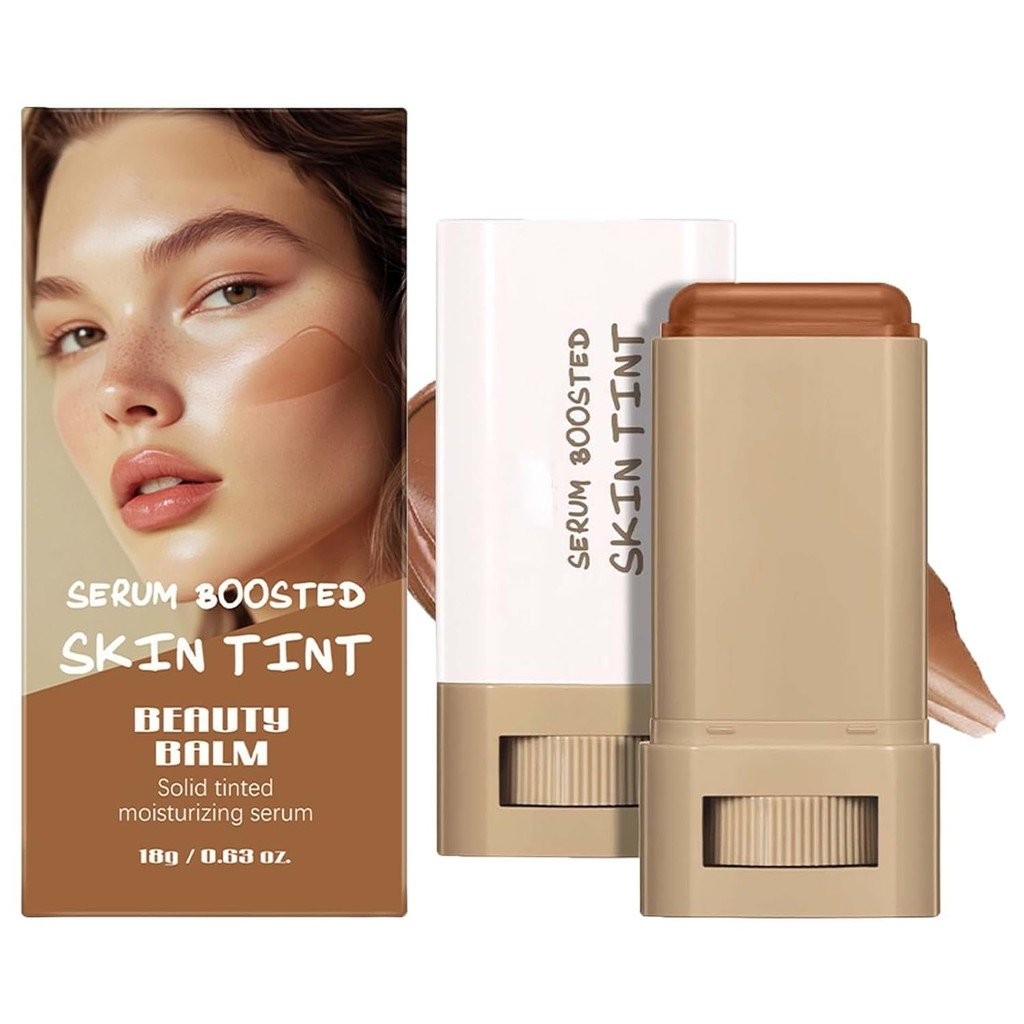 Foundation Stick Beauty Balm Serum Boosted Skin Tint, fuchtigkeitspender Concealer mit Beauty Balm, 