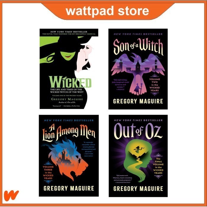 The Wicked Years (4 เล่มซีรีส์) โดย Gregory Magueire - Wicked
