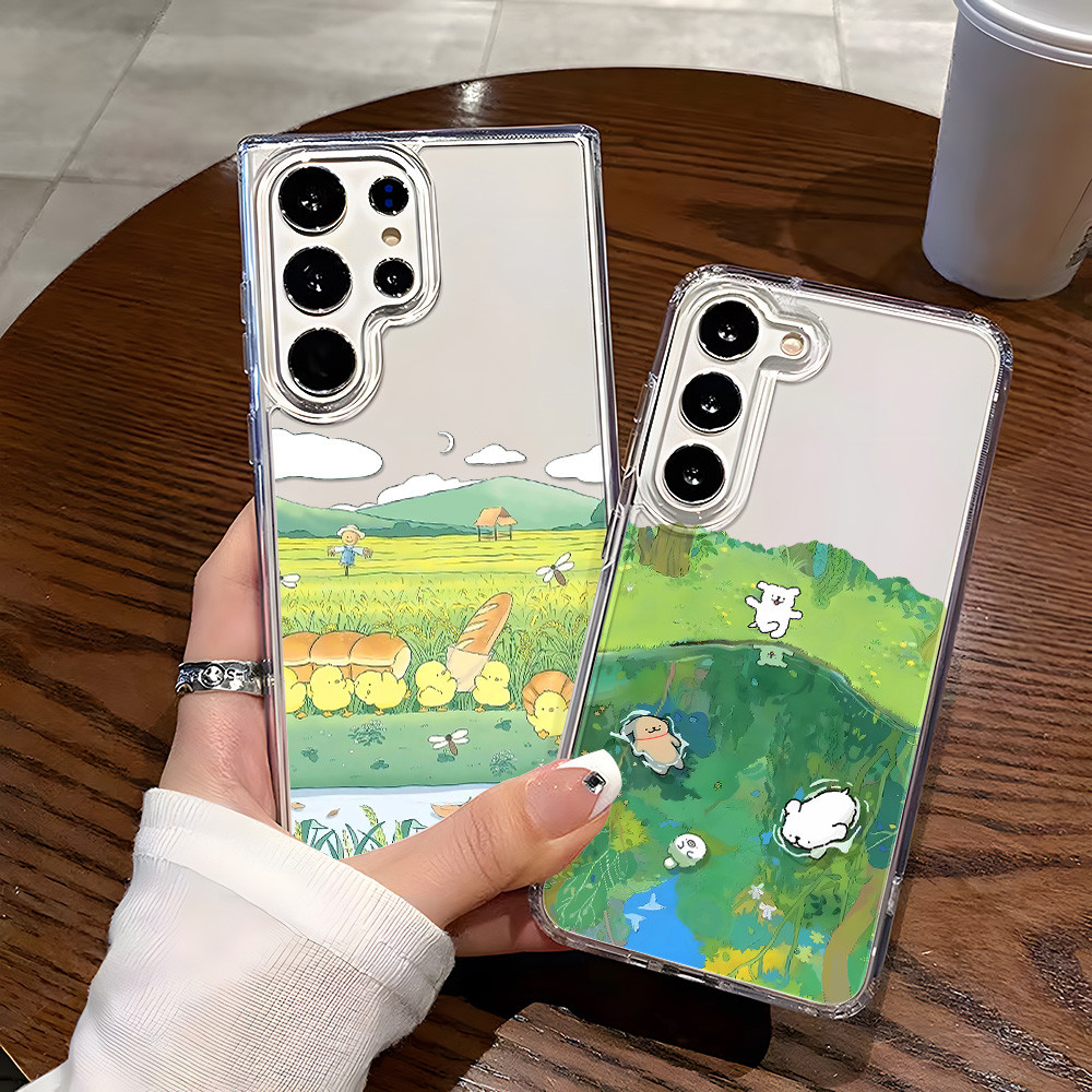 เหมาะสำหรับ Samsung A56 A55 A35 A34 A25 A22 A24 A36 A06 A16 A05S A05 A26 A72 A15 A14 S25 S24 FE Ultra เคสโทรศัพท์มือถือ