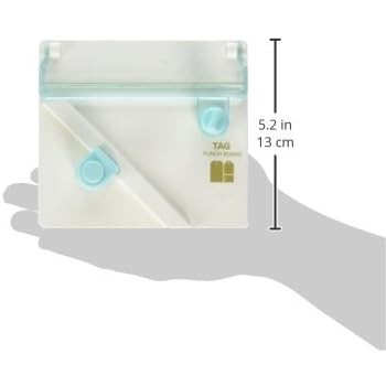 We R Memory Keepers Makers- Tag Punch Board, 18x16x4 com, Off-White 9PKF