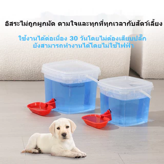 ตู้กดน้ํา เครื่องป้อนน้ําอัตโนมัติสําหรับสัตว์เลี้ยง ความจุขนาดใหญ่ 3 ลิตร / 4 ลิตร / 5 ลิตร นักดื่มถัง แมวและสุนัข