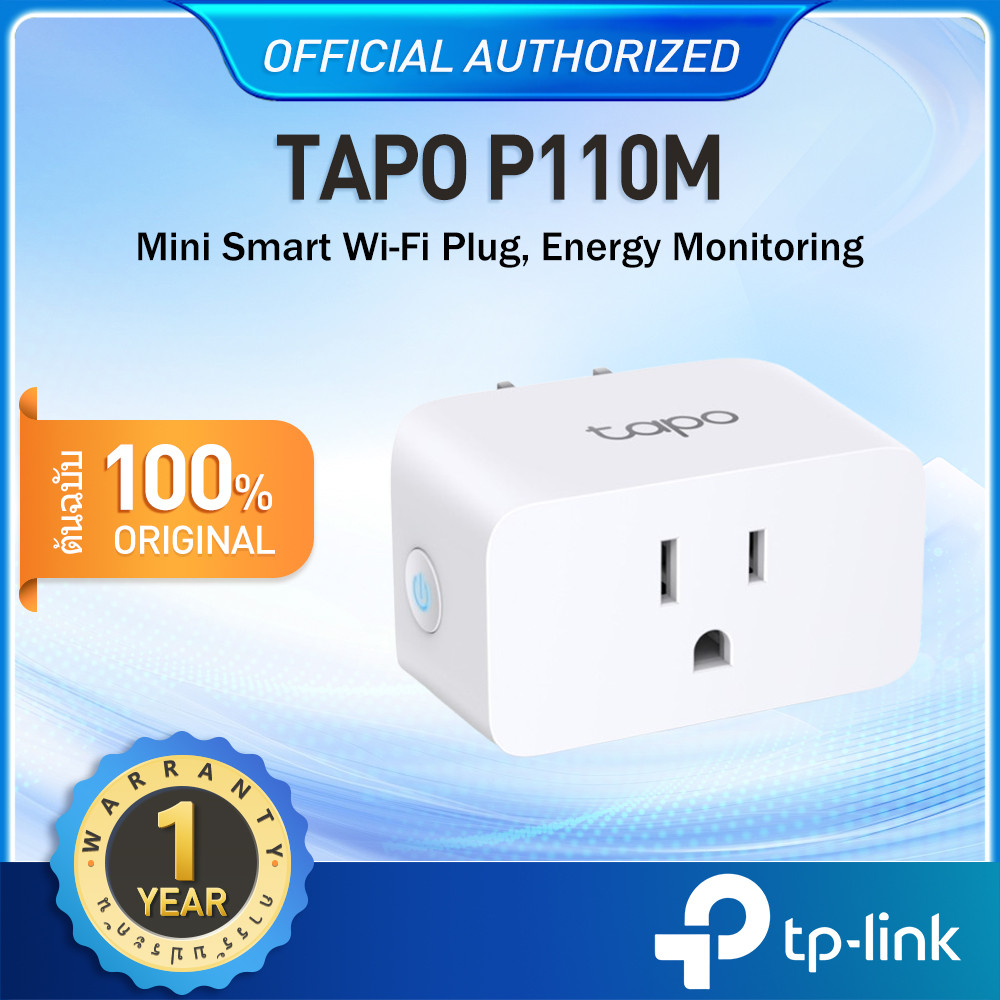 TP-LINK (Tapo P110M) Mini Smart Wi-Fi Plug, Energy Monitoring