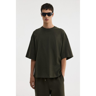 H&M(เอชแอนด์เอ็ม) เสื้อยืดทรงโอเวอร์ไซส์ ผู้ชาย 1294399_1