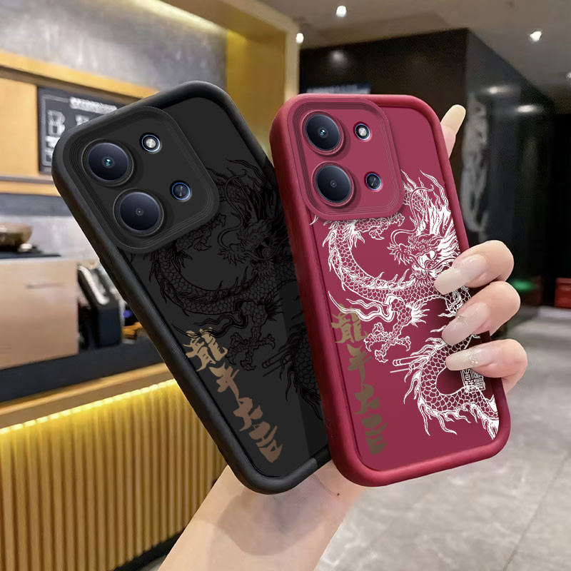 Orient Dragon รูปแบบเคสโทรศัพท์สําหรับ Redmi 15C 14C 13C Redmi15C 15 C 4G 6.9 "2025 กรณีซิลิโคนอ่อนนุ่มฝาครอบป้องกัน