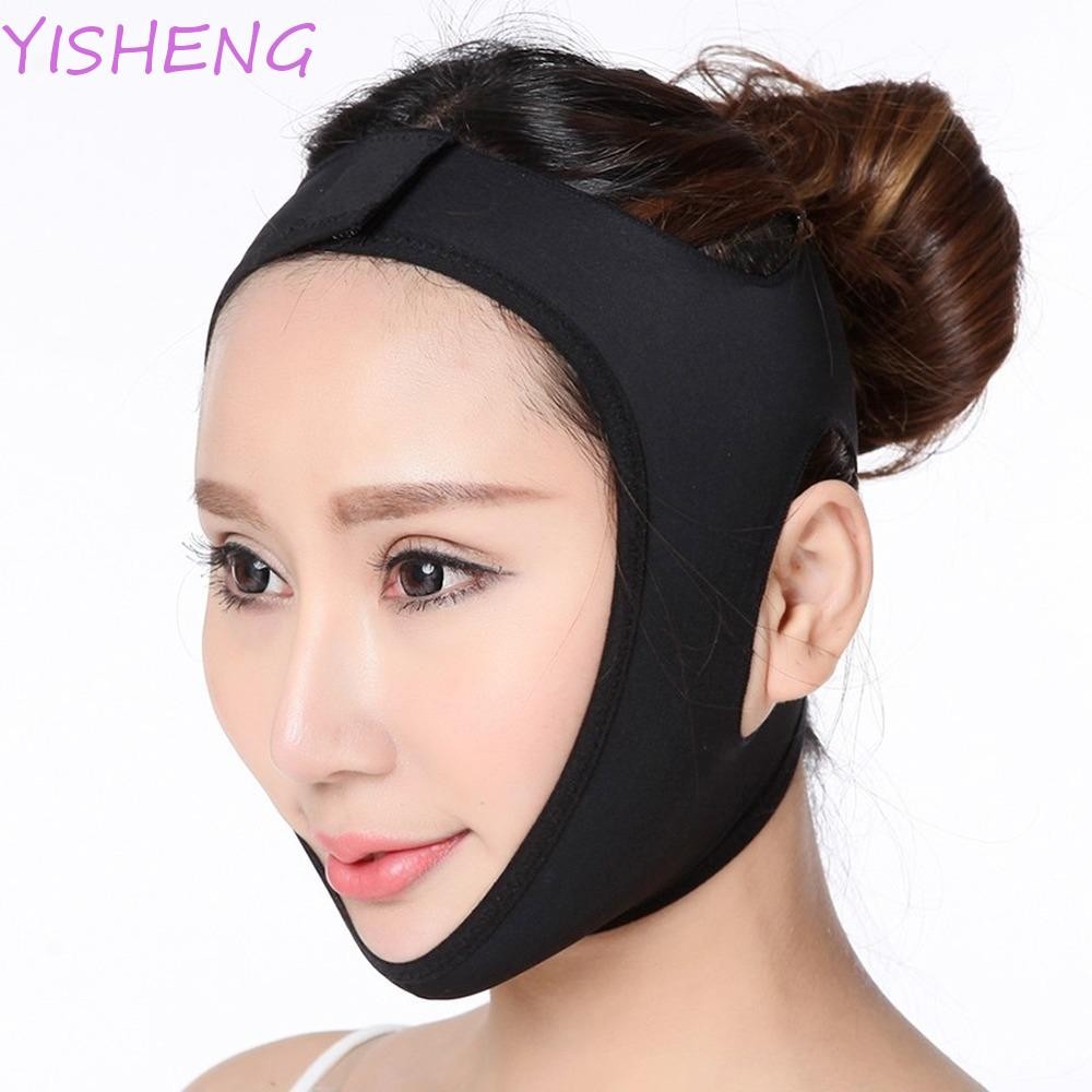 YISHENG58BS Cheek Slimming Mask, V Shaper V Line Face Lifting Oval Mask, Simple Anti Wrinkle Sculpti