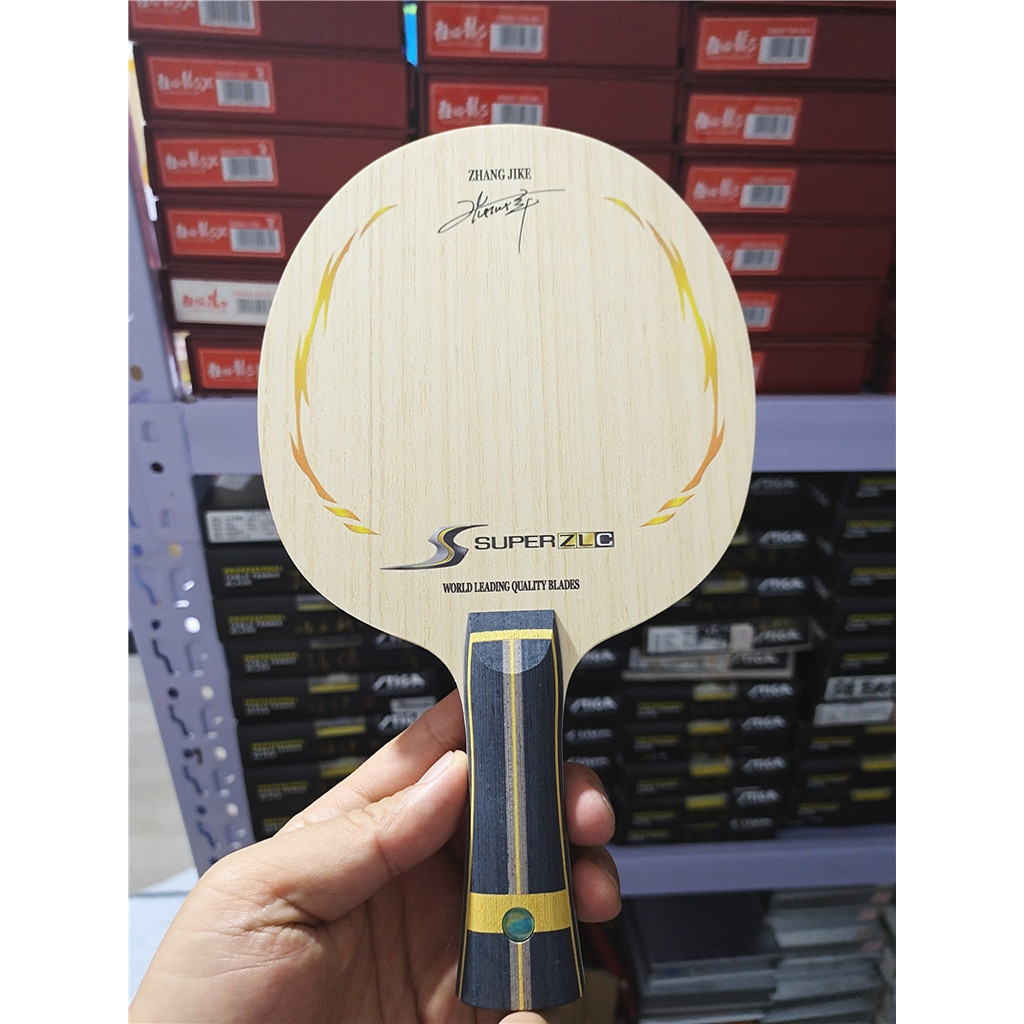 แผ่นผีเสืьอทีมชาติจีนของ Zhang Jike แบบ Super ZLC ออกแบบสำหรับการโจมตีเร็วและรวดเร็ว