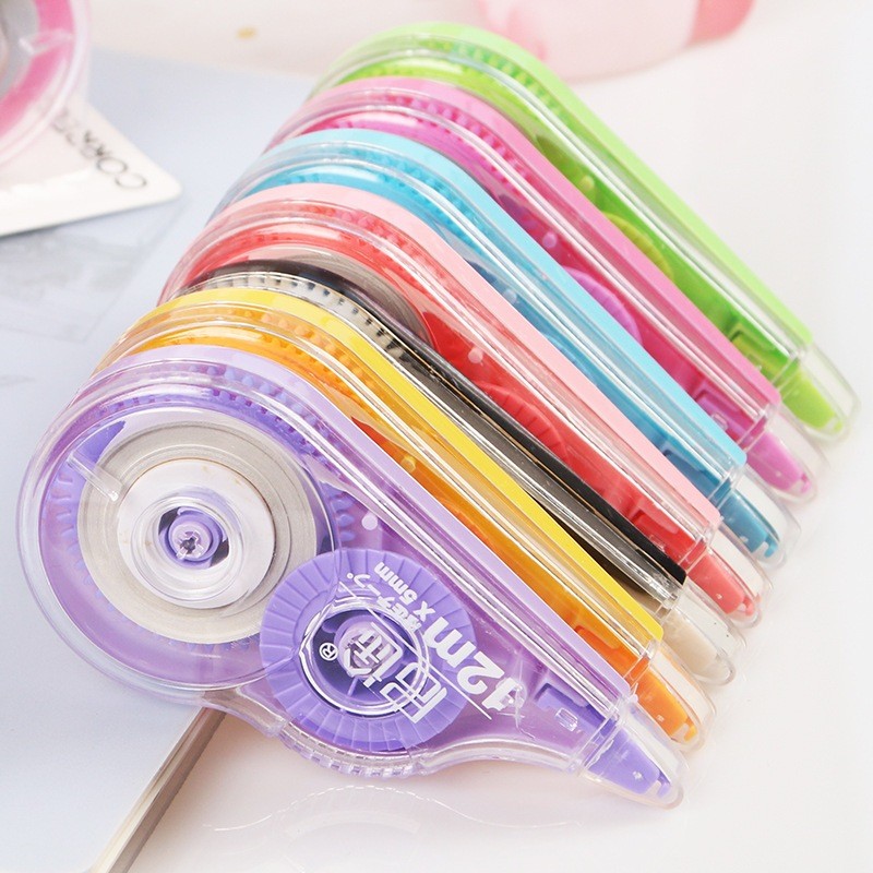 บรรจุ 6 ชิ้น ความจุขนาดใหญ่ 72 เมตร เทปลบคําผิด ลิควิดเทป ลบคําผิด