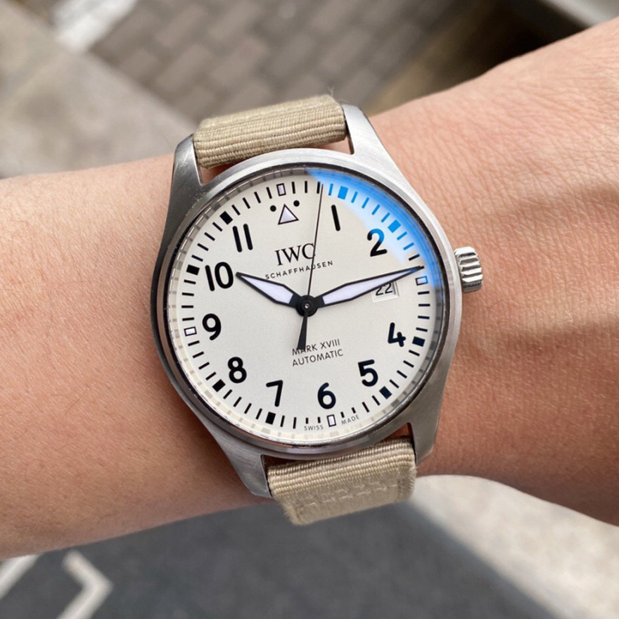 เครื่องจักรนักบิน IWC IWC IW327017IWC Eighteen Wrist Watch Mens Watch Series Mark Automatic