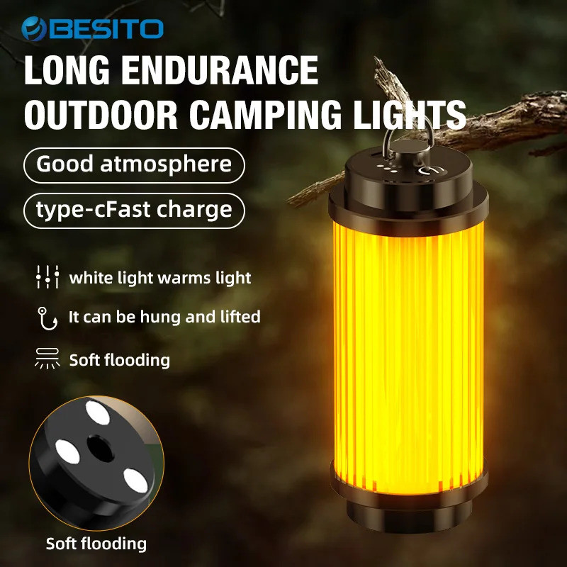 3000mAh 38-KT 38 Light 38 Explore USB Rechargeable Camping Lanterns Outdoor Tent lamp Powerful Mini 