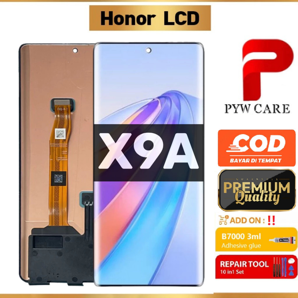 หน้าจอ LCD ที่รองรับสําหรับ Honor X9A หน้าจอ TFT LCD