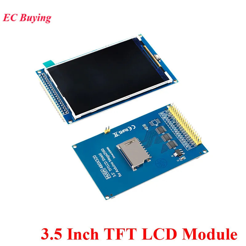 3.5 นิ้ว 3.5 "TFT LCD หน้าจอสีโมดูล 480x320 Ultra HD ILI9486 ILI9488 ไดรฟ์ 480*320 Ar Mega2560 สําหร