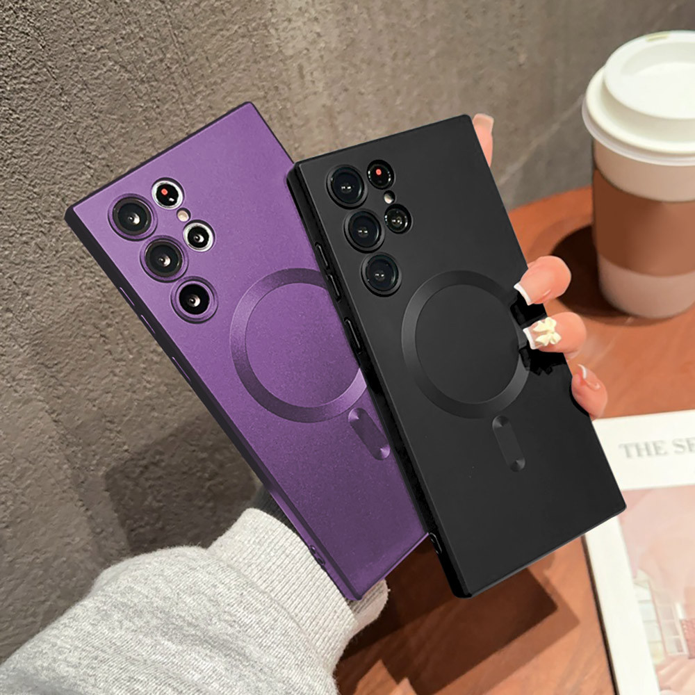 Case เคส for Samsung A56 5G A06 A55 A05 A05S A16 A15 A54 A36 A26 A35 S25 Ultra S24 FE S23 Ultra เคสโทรศัพท์แม่เหล็ก
