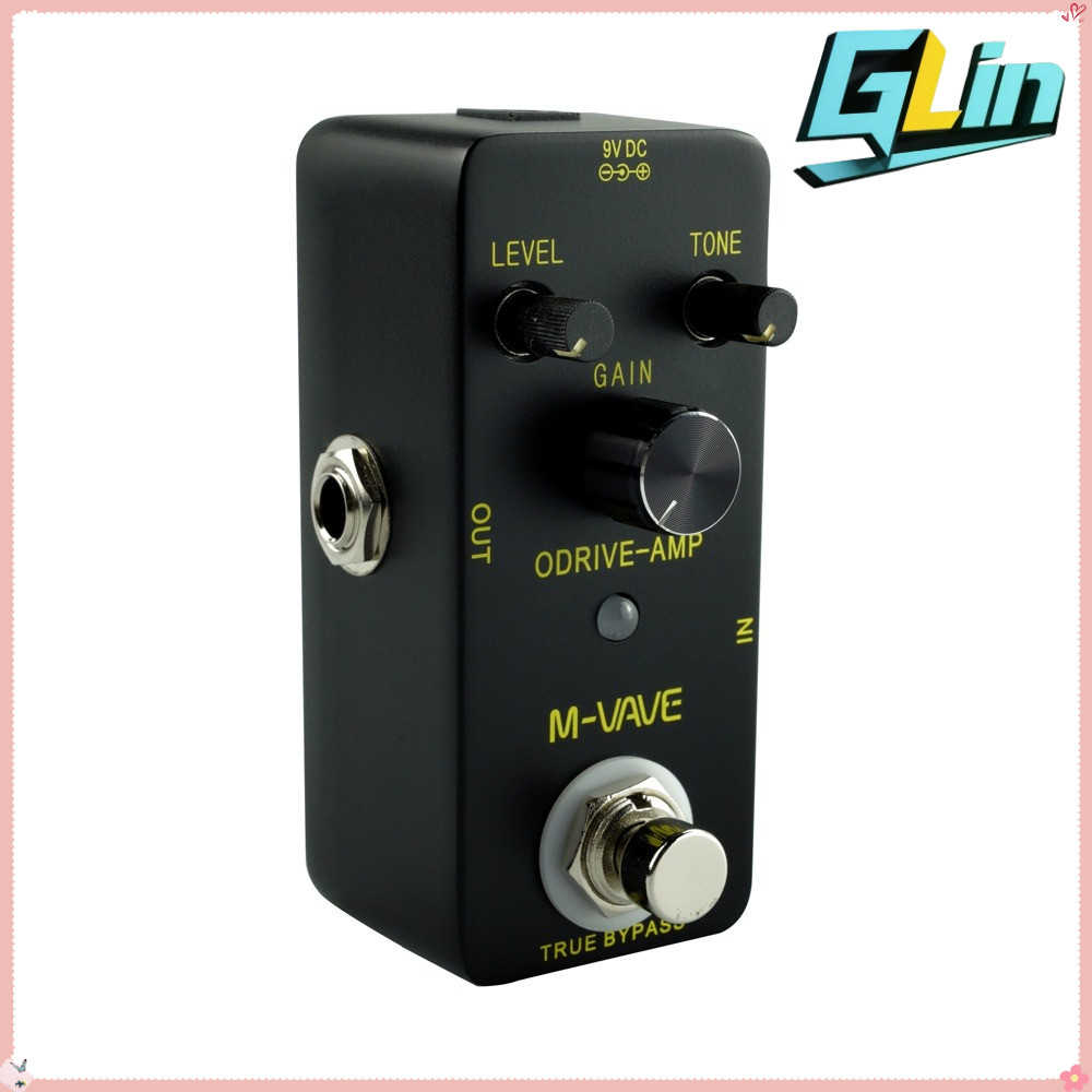 M-VAVE ODRIVE-AMP Classic Tube Overdrive Guitar Effect Pedal - True Bypass, Alloy Build, Essential G