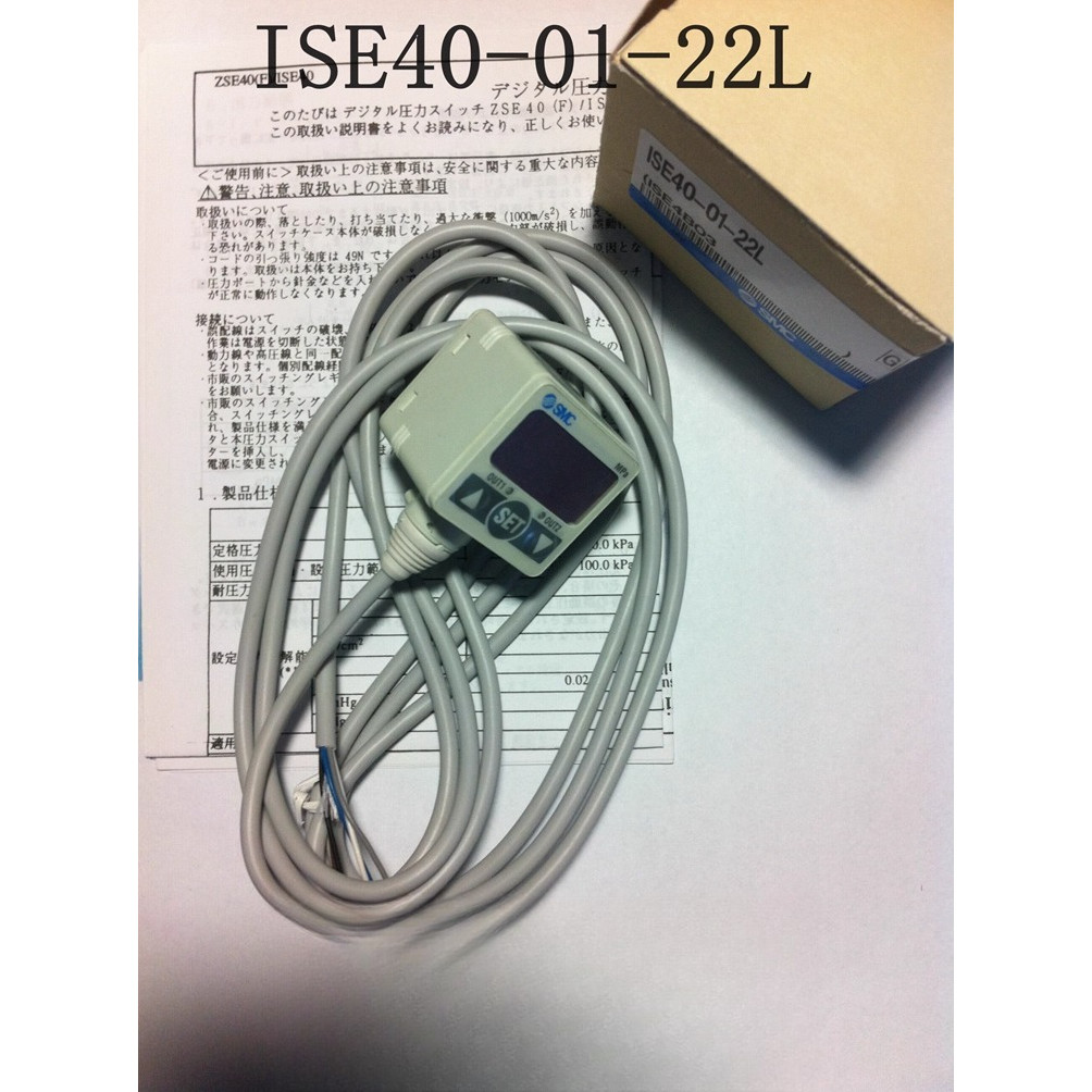 SMC สวิตช์แรงดัน ISE40-01-22L ISE40-01-22L-M ISE40-01-62L ISE40-01-62L-M ISE40-W1-22L-M