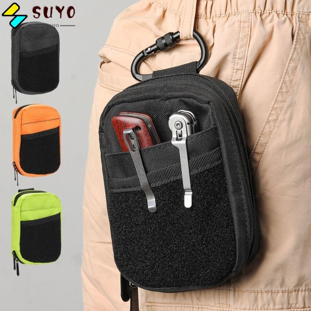 SUYO EDC Organizer Pouch, Multi Tools Zipper Tool Storage Bag, Portable Small Multi-function Utility