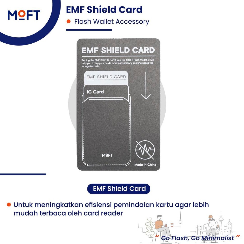 MOFT EMF Shield Card (อุปกรณ์เสริมกระเป๋าสตางค์แฟลช)