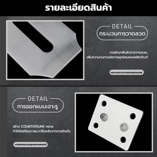 กุญแจล็อคบานพับ สแตนเลส แบบหนา อเนกประสงค์ ล็อคประตูสแตนเลส ตัวล็อคประตู