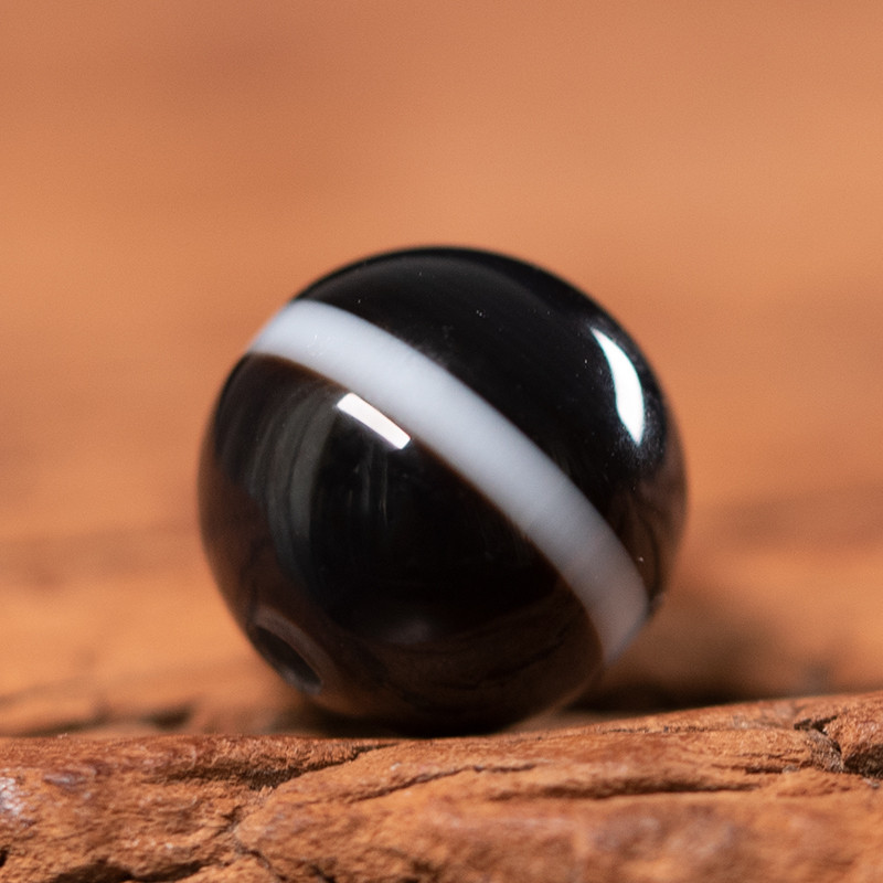 First-Line ยา Master Agate ลูกปัดเดี่ยวลูกปัดหลวมลูกปัดเอวลูกปัด Candy Qinlan Qin สีเทาหนังพระพุทธรู