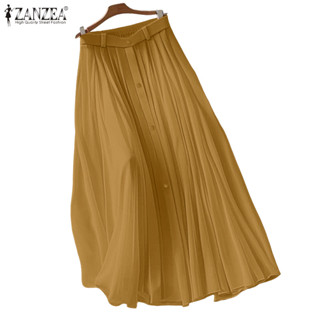 กระโปรงผู้หญิงสไตล์เกาหลี ออกแบบด้วยเอวยืดและความกว้างของกระ…