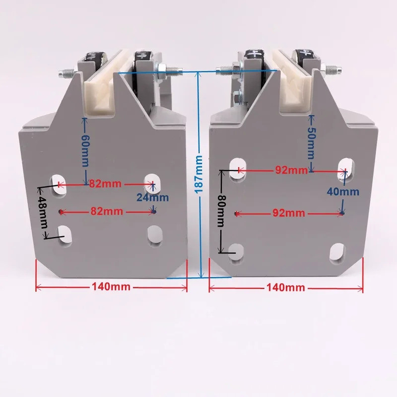 1PCS ใช้ได้กับ O * IS ลิฟท์รถเลื่อนรองเท้า DAA24160F1 DAA24160F2 DAA24160F3/F4 คู่มือรางหนา 16 มม. 1