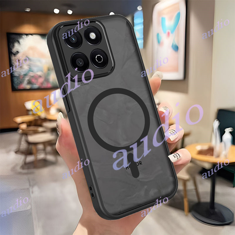 Honor X7c 4G Anti-Drop TM ผิวรู้สึก Matte เคสโทรศัพท์แม่เหล็กสําหรับ HONOR X7c X7C HonorX7c 4G พร้อม