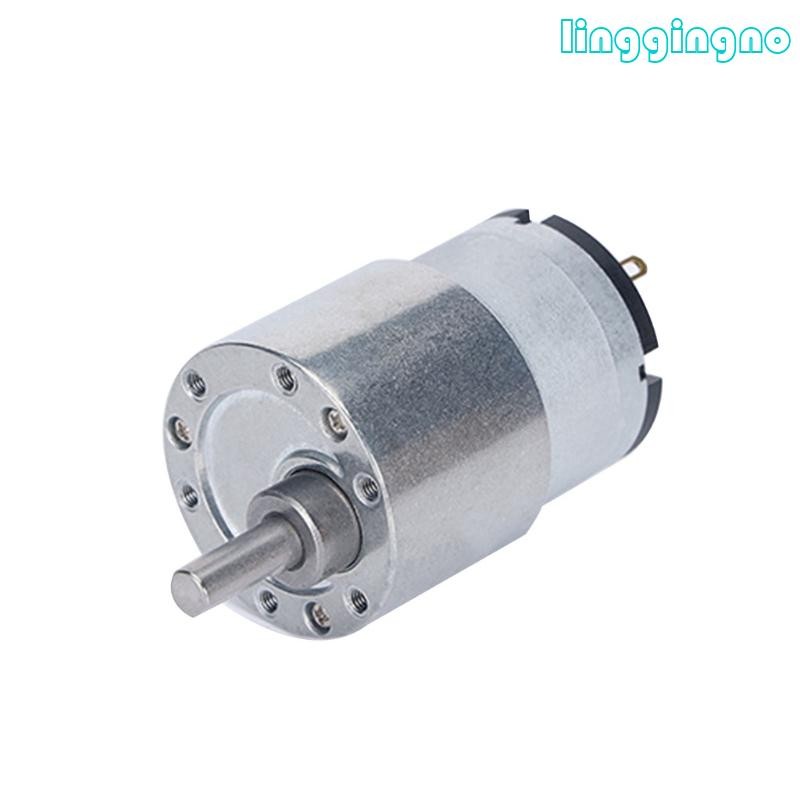RR 7 960 RPM แรงบิดมอเตอร์เกียร์ไฟฟ้าแบบพลิกกลับได้ขนาดเล็ก 6V 12V 24V