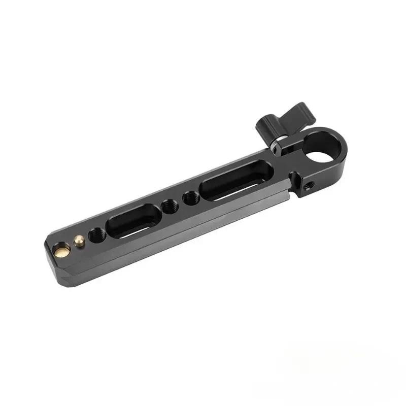 Double NATO Rail 15mm Rod Clamp 1/4 "รูด้ายสําหรับ DSLR 15mm Rod Monitor ไฟ Led Photo Studio อุปกรณ์