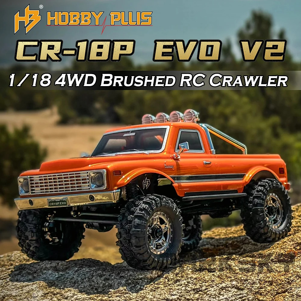 HOBBY PLUS CR18P EVO V2 CONVOY 1/18 RC รีโมทคอนโทรลไฟฟ้ารุ่นรถ Rock Crawler ของเล่นเด็กผู้ใหญ่