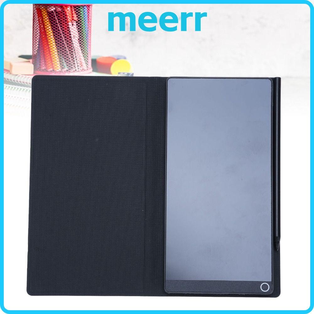 MEERR แท็บเล็ตการเขียน LCD, ปากกาแขวน 6.5 นิ้วเต็มหน้าจอ Digital Notepad, Erasable Reusable หนังแบบพ