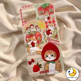 🎈GOOD🎈หนูน้อยหมวกแดงคิตตี้ เคสไอโฟน13 สำหรับ IPhone 11 15 14 13 12 16 Pro Max 7 Plus 8Plus XS X XR Max 7 8 Plus