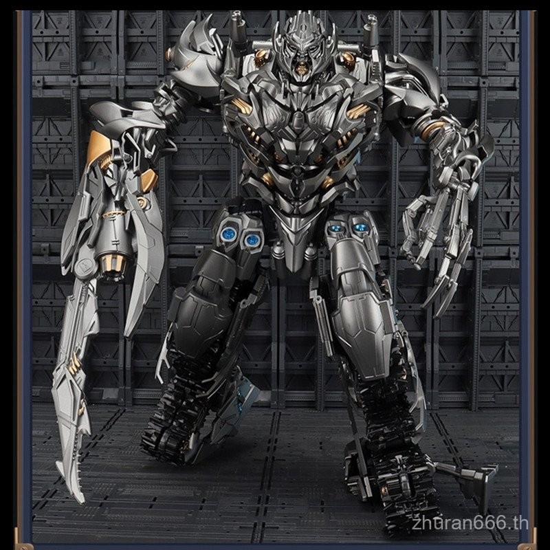 ของเล่นเปลี่ยนรูป LS-06 Megatron Tank Megatron Alloy แว่นขยายรุ่นภาพยนตร์ทองของแท้เด็กรุ่น