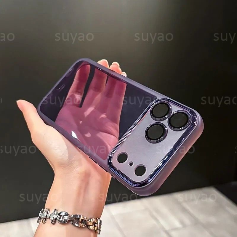 สําหรับ iPhone 17 Pro Max ProMax Air เคสโทรศัพท์สแควร์ Clear Soft ปลอก iPhone17ProMax iPhone17Pro กันกระแทก TPU ซิลิโคนชุบโปร่งใสแฟชั่นปกหลัง ราคา ถูกที่สุด ดีลบีเคเค แกลเลอรีภาพที่ 9