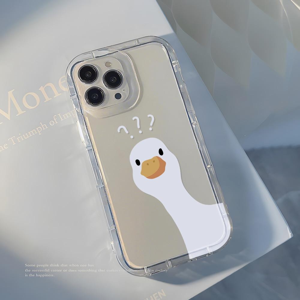 ปัญหา เคสเป็ดสําหรับ iPhone 17 16Pro 15 14 13 12 11 Pro Max XR 7 8 SE ปลอกอ่อนกันกระแทก - รูปที่ 3