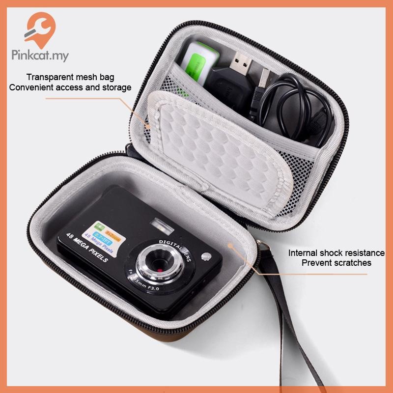 Pinkcat กระเป๋ากล้องดิจิตอลสําหรับ Canon G9X G7X III II สําหรับ Sony ZV1 ZV1F RX100 สําหรับ Gopro He