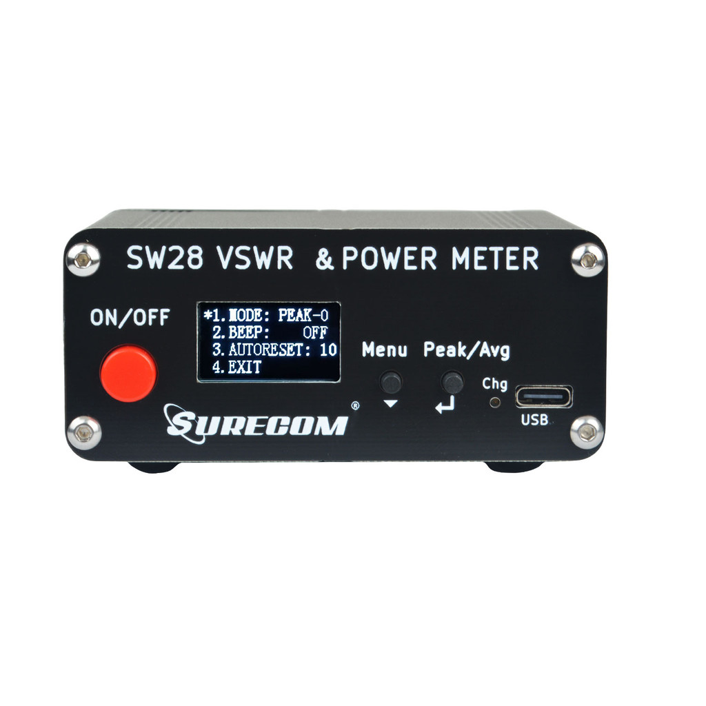 Surecom SW-28HF 1.5-60MHz 0.2W ถึง 120W HF Walkie Talkie VSWR & Power Meter