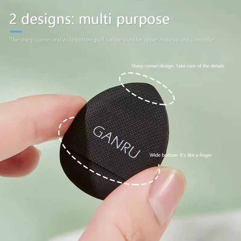 พัฟฟองน้ําขนาดมินิ พัฟฟองน้ําแต่งหน้า ﻿5pcs การดูดซับน้ำสูงการดูดซับผิวโปร - รูปที่ 2