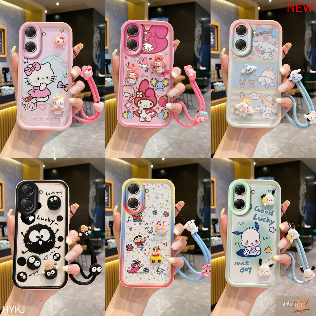 เคส Redmi A5 POCO C71 3D น่ารัก Anti Drop อะนิเมะการ์ตูน TPU ซิลิโคนอ่อนนุ่มเคสโทรศัพท์ XG
