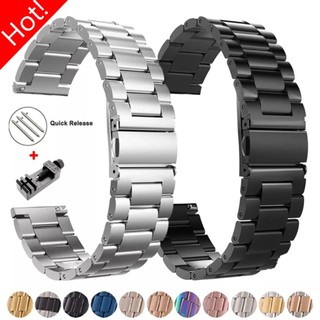 18/20/22 มม.สําหรับ Huawei Watch GT6/GT6 pro 46 มม.41 มม.42 มม.สร้อยข้อมือสแตนเลสสําหรับ Huawei GT5/4/3/2 46 มม./Xiaomi S4/Redmi 5 Active Band
