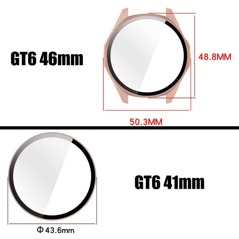 แก้ว + PC สําหรับ Huawei นาฬิกา GT 6 Pro 46 มม.41 มม.PC Hard Anti-scratch ป้องกันหน้าจอกันชนสําหรับ Huawei นาฬิกา GT6 ฝาครอบ ราคา ถูกที่สุด ดีลบีเคเค แกลเลอรีภาพที่ 7