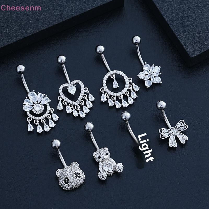 Cheenm สร้อยพันท้องเพชรสังเคราะห์ ลายหยดน้ำ และแพนด้า สำหรับผู้หญิง เครื่องประดับสำหรับสวมใส่ที่ทะเล TH