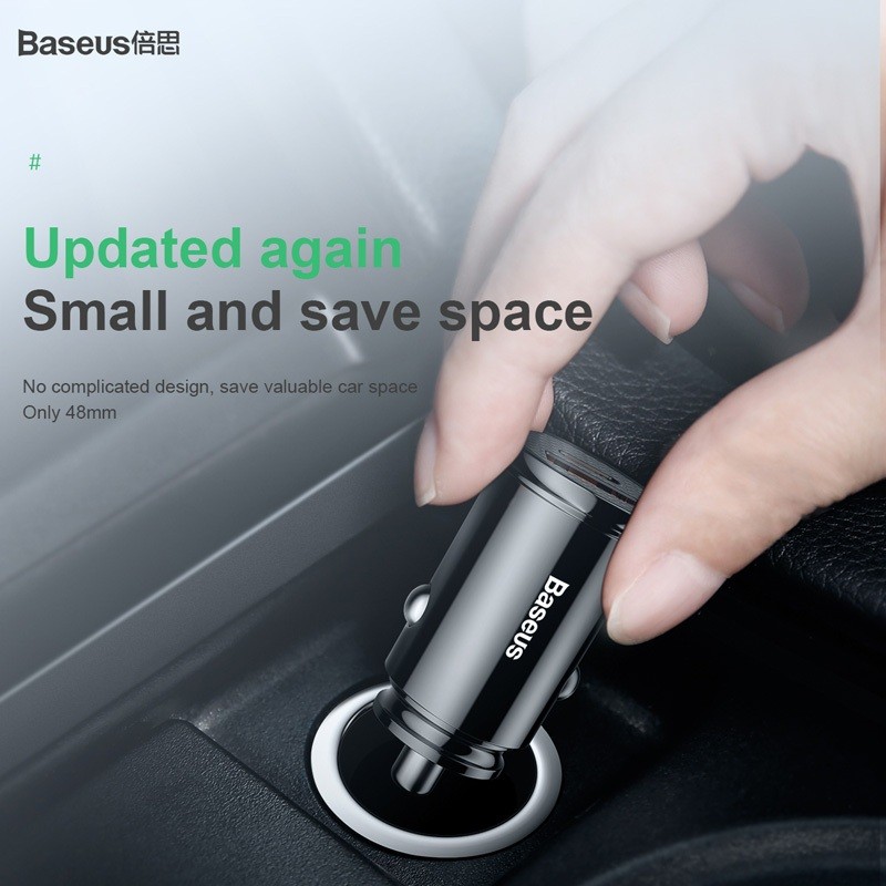 Baseus Car Charger Circular Plastic A+C / A+A 30W PPS Car Charger