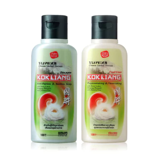 Kokliang Set 2 Items Herbal Therapy Shampoo and Conditioner [100ml x 2pcs].