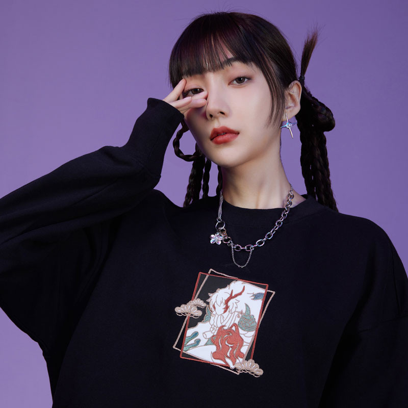 เสื้อกันหนาว Onmyoji ลายHanaza/Shiranui/Ibaraki เด็กชาย