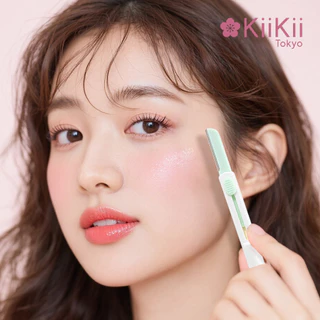 KiiKii ที่กันคิ้ว กันคิ้ว มีดกันคิ้ว 2 ชิ้น แบบยืดหดได้ พกพาสะดวก ใช้งานง่าย เหมาะกับทุกสภาพผิว