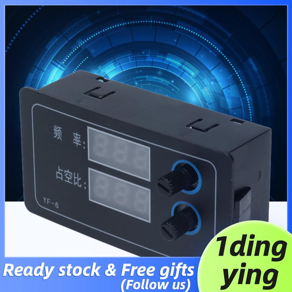 1dingying.th 1Dingying.th Pulse Generator Waves Adjustable 1Hz-100kHz DC 7V-24V LED Digital Display 